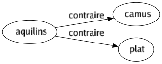 Contraire de Aquilins : Camus Plat 