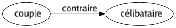 Contraire de Couple : Célibataire 