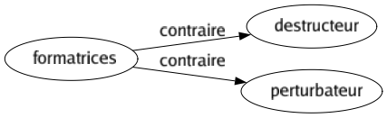 Contraire de Formatrices : Destructeur Perturbateur 