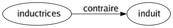 Contraire de Inductrices : Induit 