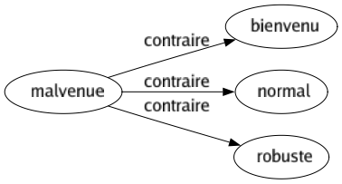 Contraire de Malvenue : Bienvenu Normal Robuste 