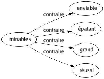 Contraire de Minables : Enviable Épatant Grand Réussi 