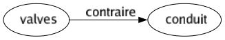 Contraire de Valves : Conduit 