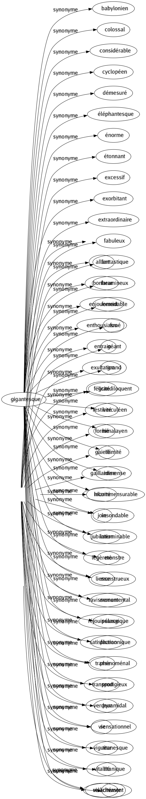 Synonyme de Allégresse : Activité Agilité Alacrité Allant Bonheur Enjouement Enthousiasmé Entrain Exultation Félicité Festivité Formé Gaieté Gaillardise Hilarité Joie Jubilation Légèreté Liesse Ravissement Réjouissance Satisfaction Transe Transport Verdeur Vie Vigueur Vitalité Vivacité 