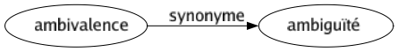 Synonyme de Ambivalence : Ambiguïté 