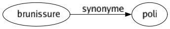 Synonyme de Brunissure : Poli 
