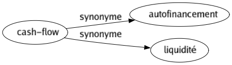 Synonyme de Cash-flow : Autofinancement Liquidité 