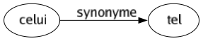 Synonyme de Celui : Tel 