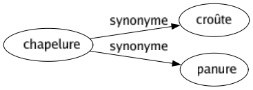 Synonyme de Chapelure : Croûte Panure 