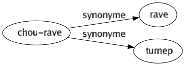 Synonyme de Chou-rave : Rave Turnep 