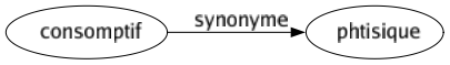 Synonyme de Consomptif : Phtisique 