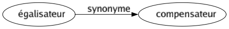 Synonyme de Égalisateur : Compensateur 