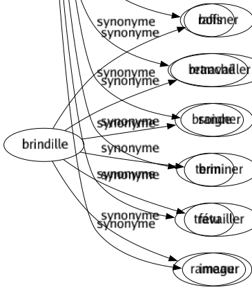 Synonyme de Fignoler : Agrémenter Aiguiser Améliorer Arranger Ciseler Enjoliver Enrichir Finir Fouiller Lécher Limer Orner Parachever Parfaire Peaufiner Peigner Perler Polir Pourlécher Raffiner Retravailler Soigner Terminer Travailler Imager 