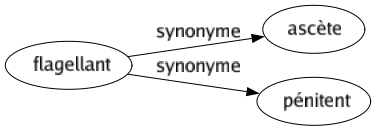 Synonyme de Flagellant : Ascète Pénitent 
