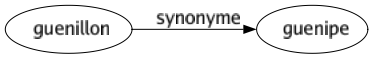 Synonyme de Guenillon : Guenipe 