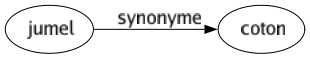 Synonyme de Jumel : Coton 
