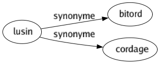 Synonyme de Lusin : Bitord Cordage 