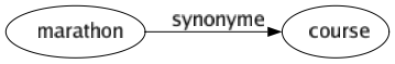 Synonyme de Marathon : Course 