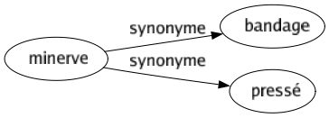 Synonyme de Minerve : Bandage Pressé 
