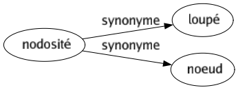 Synonyme de Nodosité : Loupé Noeud 