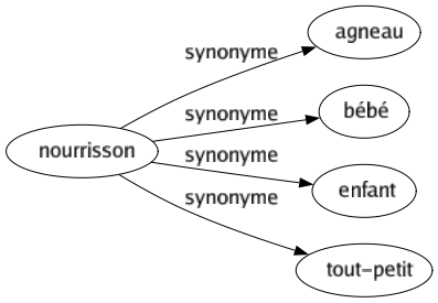 Synonyme de Nourrisson : Agneau Bébé Enfant Tout-petit 