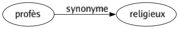 Synonyme de Profès : Religieux 