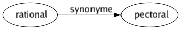 Synonyme de Rational : Pectoral 
