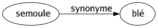 Synonyme de Semoule : Blé 