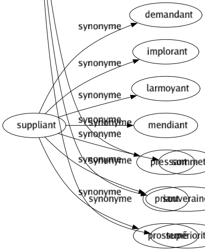 Synonyme de Suprématie : Aristocratie Ascendant Avantagé Domination Forcé Grandeur Hégémonie Maîtrisé Omnipotence Prédominance Prééminence Préexcellence Prépondérance Primauté Royauté Sceptre Sommet Souveraineté Supériorité 