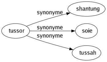 Synonyme de Tussor : Shantung Soie Tussah 